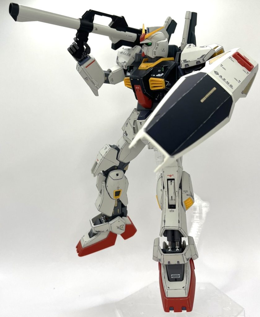 ついでにZ世代のムーバブルフレーム機体も数えるほどしか作った事が無く、いつも作っている第一世代のMSと大きく構造が違って新鮮でした。