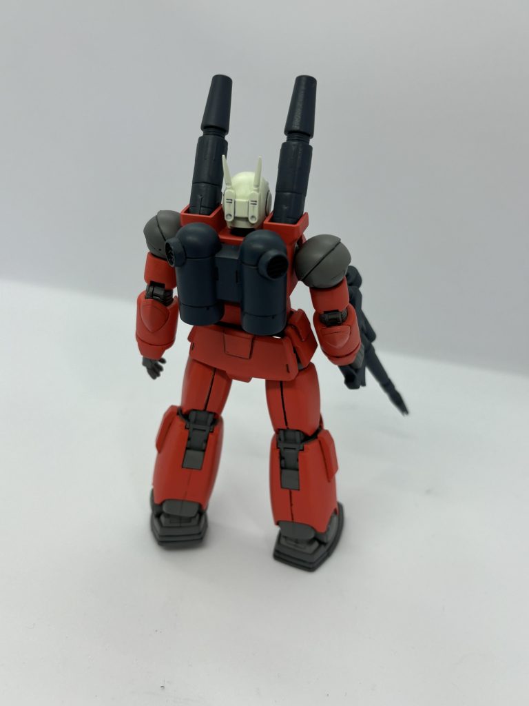 背面からホワイト→ガンダムカラーホワイトverアニメレッド→ガンダムカラーレッドverアニメイエローガンダムカラーイエローverアニメ関節等→ニュートラルグレー(クレオス)武装類→ネービーブルー(クレオス) 