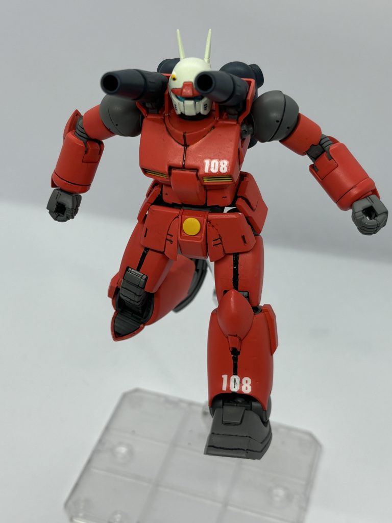 以上ガンプラフォトギャラリー　HGUCガンキャノンでした。自分好みのガンキャノンができて満足しております。ポージングのレパートリーが少なくなってしまったのが課題ですね……それではまた次回。