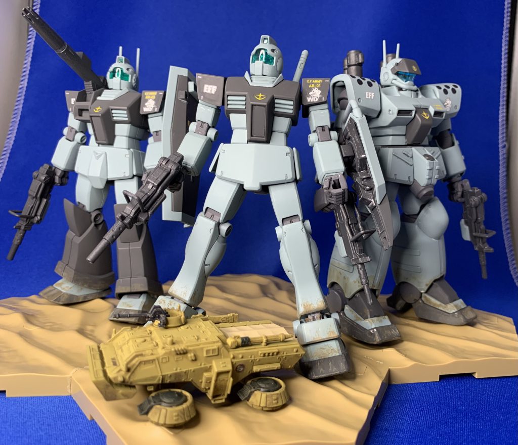 同時進行のガンキャノン、ホバートラックと。ありがとうございました。