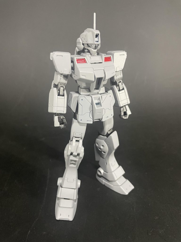 捨てサフ状態ですこの状態でカラーリングの構想をしてます（いろんな方の作例などを参考にさせて頂いてます）