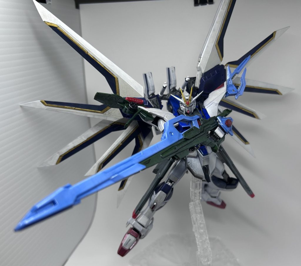 超高インパルス砲アグニ、またはスーパーアグニはメタルメディウム➕グロスに加え、カラーインクイエローとブルーで青緑系に調整。