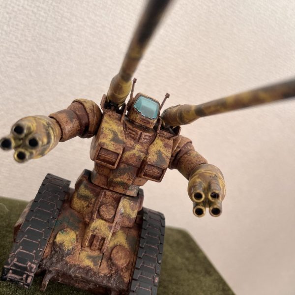 ガンタンク　ウェザリング