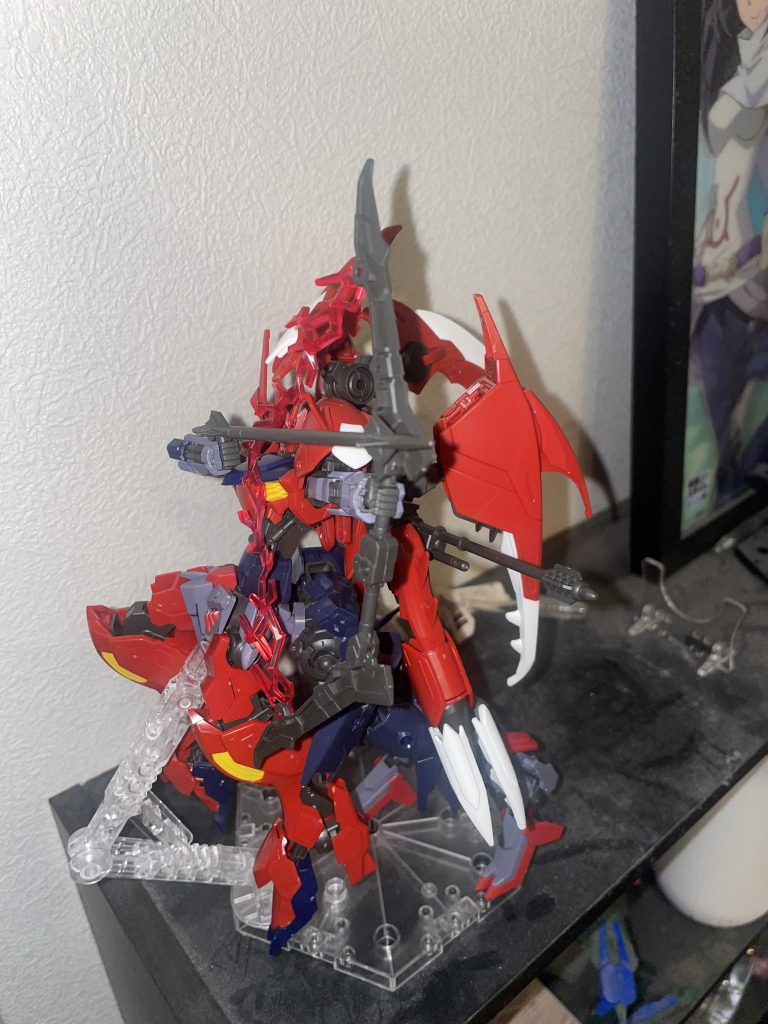 2体が混ざり合った結果こうなりました。仮称「ガンダムアメイジングバルバタウルスルプス」と名付けましょうか。