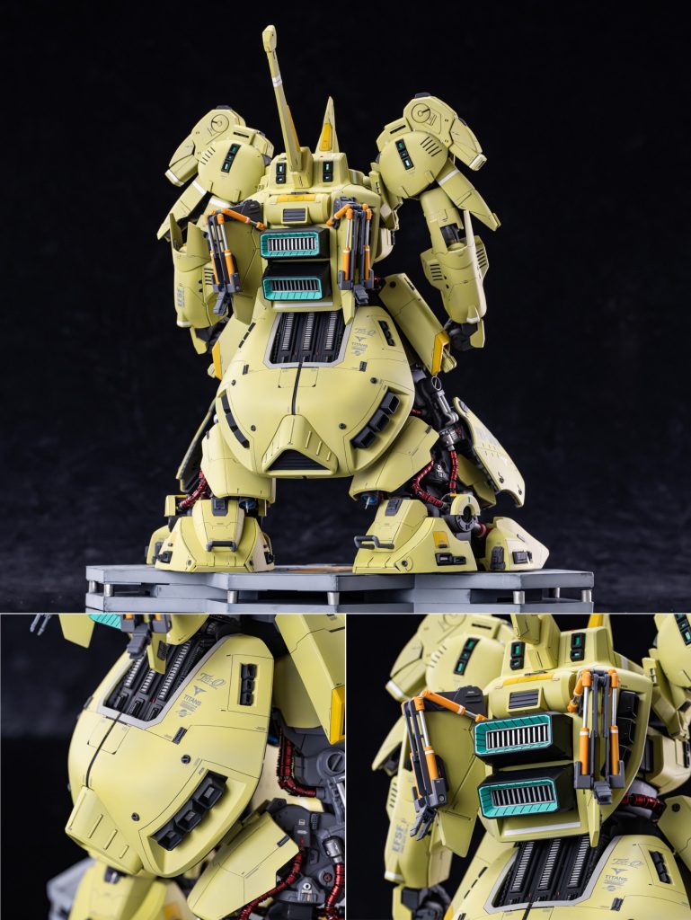 背中スタビライザーに小型マニピュレータをスクラッチして装備!何に役立つかわからないけど...笑