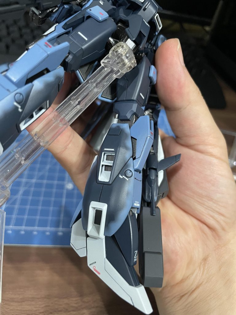 ふくらはぎのダクトにメタルメッシュ入れてみました。エロい!