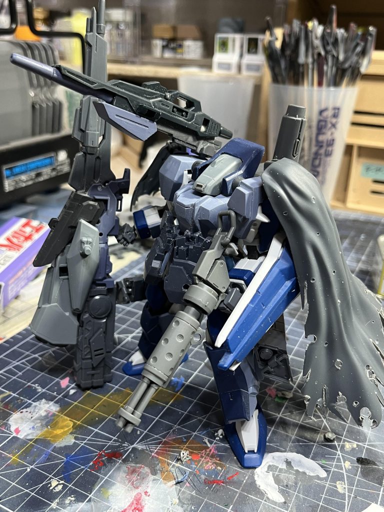 ▲制作中の写真。全身のイメージが固まってきた所。