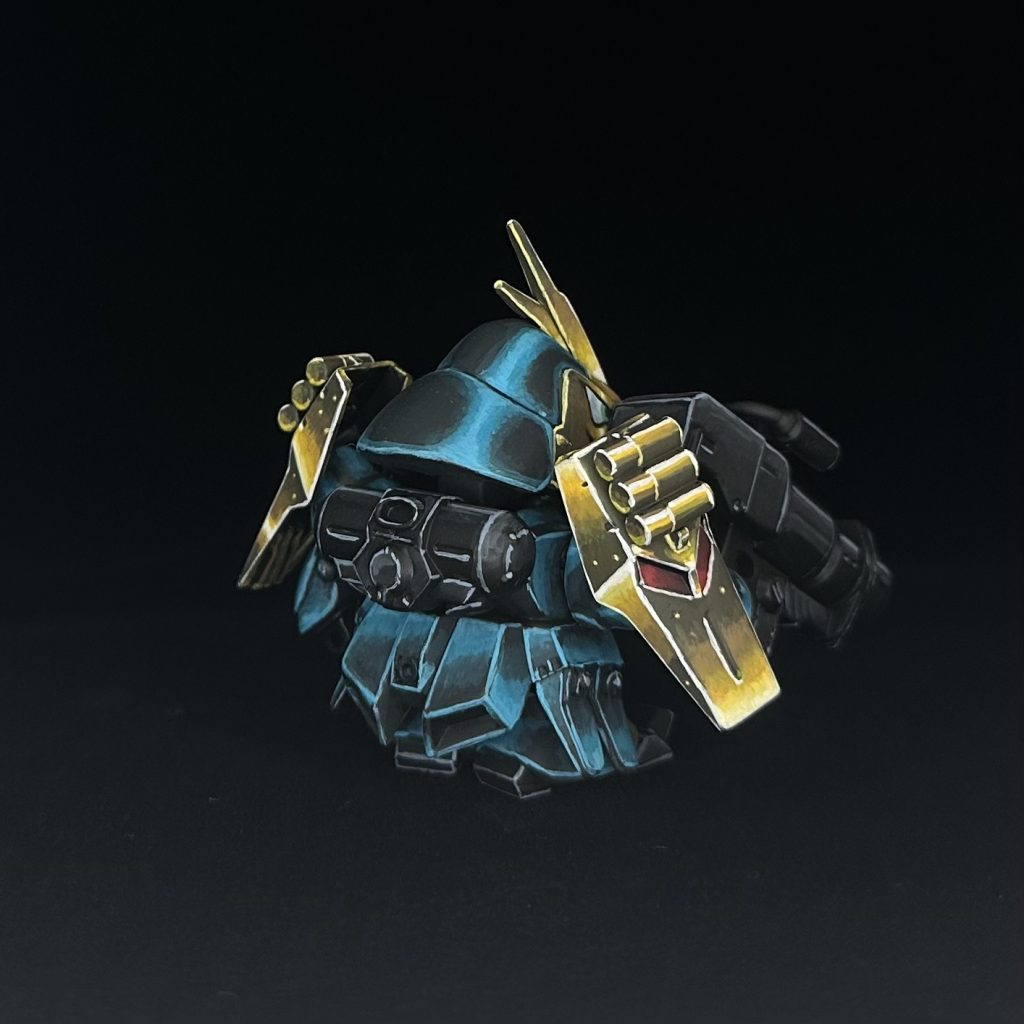 黒背景のバックショットです。