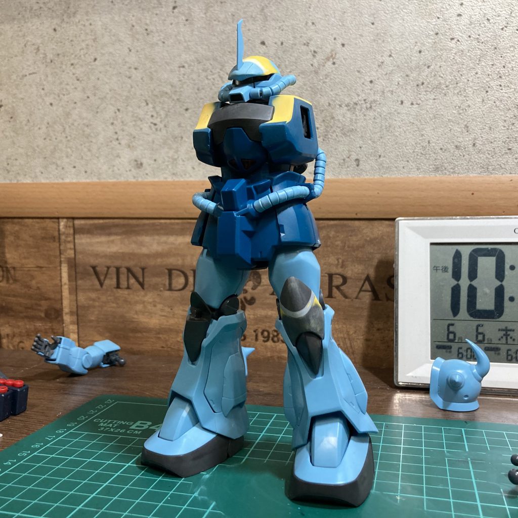 パテ、プラ板をつかい改修。