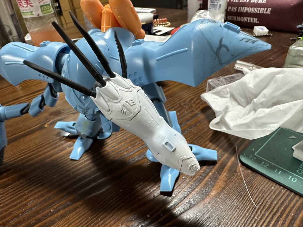 いつもながら色を吹いたら何とか様になる(　³ω³ )