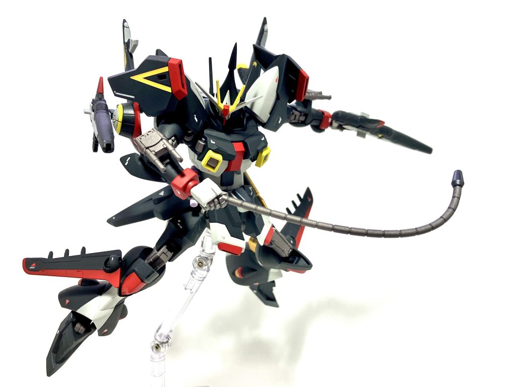 ◆MA-M767E スレイヤーウィップ◆ギャン・シュトロームで使用出来ていた内臓武装はそのまま採用している。(ギャンにヒートロッドも中々に良いですね♪)