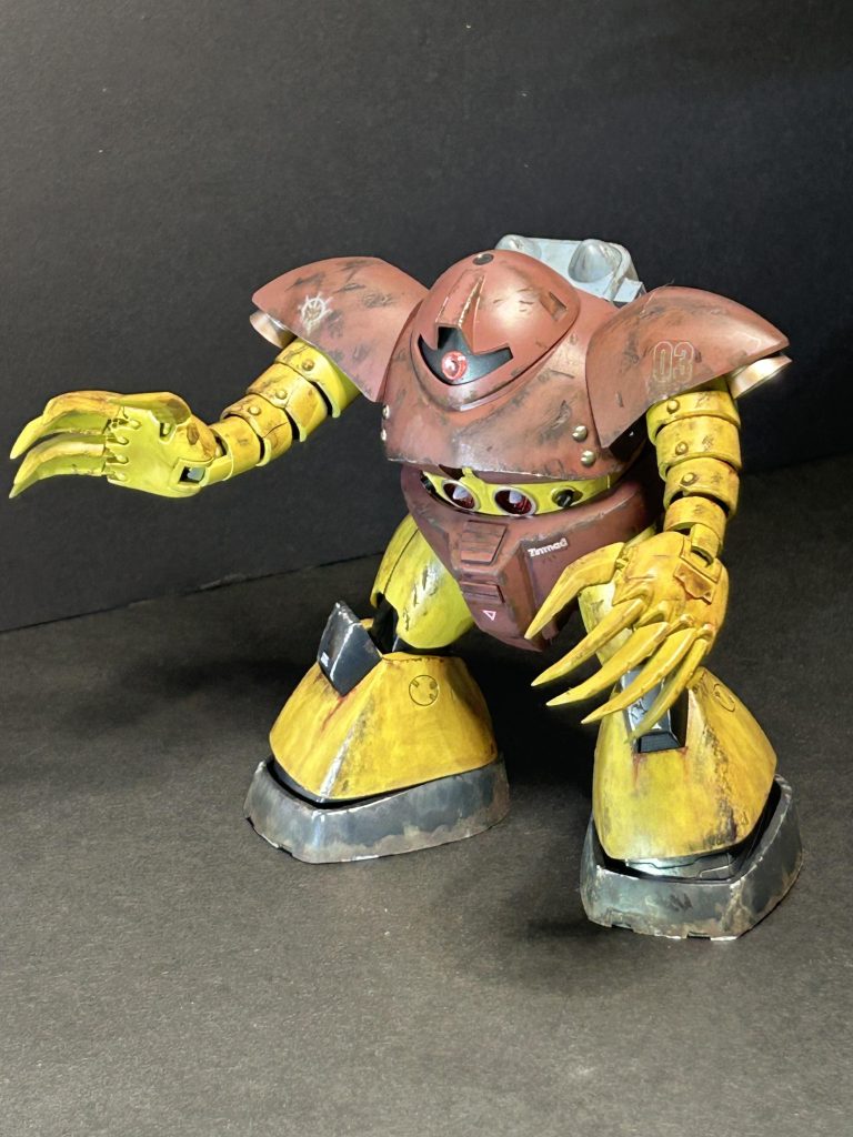 迫力あるカッコイイゴッグにはならず、可愛らしいゴッグになりました☺️ポージング難しいです😅