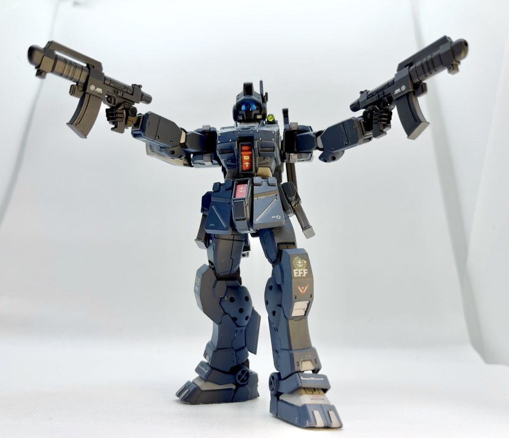 今度はビームスプレーガンで別の2丁拳銃スタイル(2丁拳銃は男のロマン！)