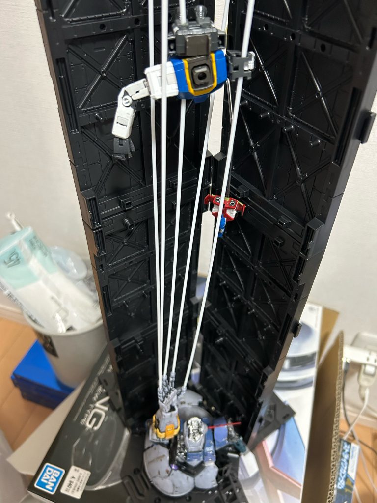 あまり見れない見下ろしカット。