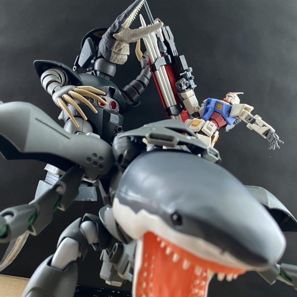 ガンダムvsシャークゴッグvsモサゴッグ　海獣大決戦！