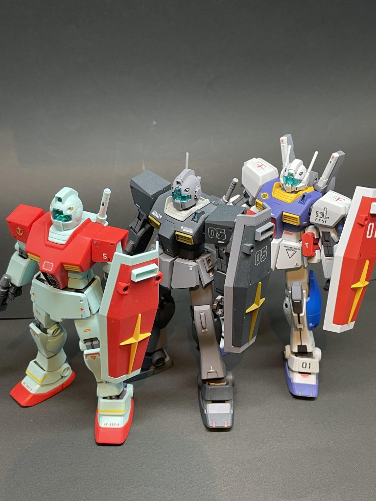 過去作のGM、GMⅡと並べて撮影GMはMSDで色々出ておりますが、リバイヴ版出ませんかねぇ😙最後までご覧いただきありがとうございます♪