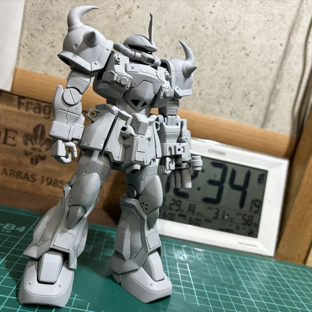 スジ彫りも頑張りました٩( 'ω' )و