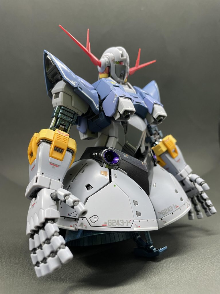 MSジョイントによる稼働指は、凄いのですが、固定ハンドも付けてほしかったです🥲工程を考えたら、塗装を断念しました。