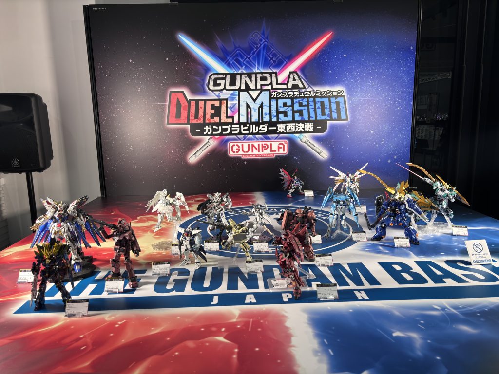 ガンダムベース東京さんにて展示してます！8/31まで公開予定です。