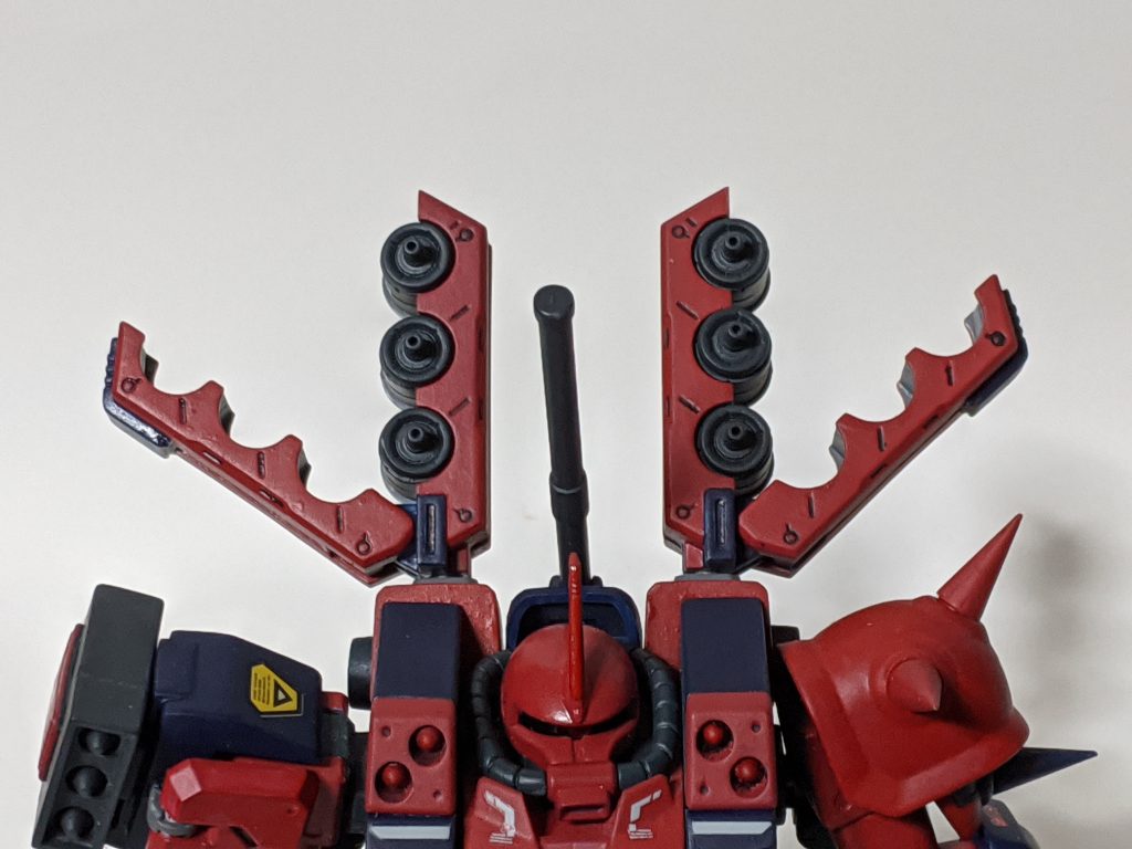 その生き残りの一人からもたらされた情報をもとに調査したところ、完全に破壊された火星独立ジオン軍の秘密基地を発見、推測交じりではあるが前述のような経緯が明らかになった。ザクF2000はその後、機能停止しているところを別の火星独立ジオン軍によって回収された。ただ…この時の記録に一つ気になる点があった。ザクF2000のパイロットであった強化人間は起動実験の際、その直後に発狂、心停止に至っていた可能性が高いという医師の診断がなされていたというが、それが本当ならばその後に起こった基地の破壊からグスタフカール小隊の壊滅までの一連の出来事は一体誰の仕業なのか?という疑問がわくが、真相は件の強化人間の遺体が既に処理されているため検証のしようがない。