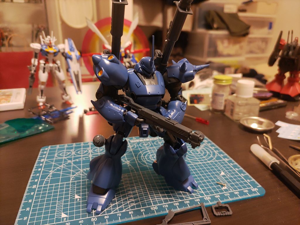 素組み状態。表面処理に挫折し去年のクリスマス間に合いませんでしたorz