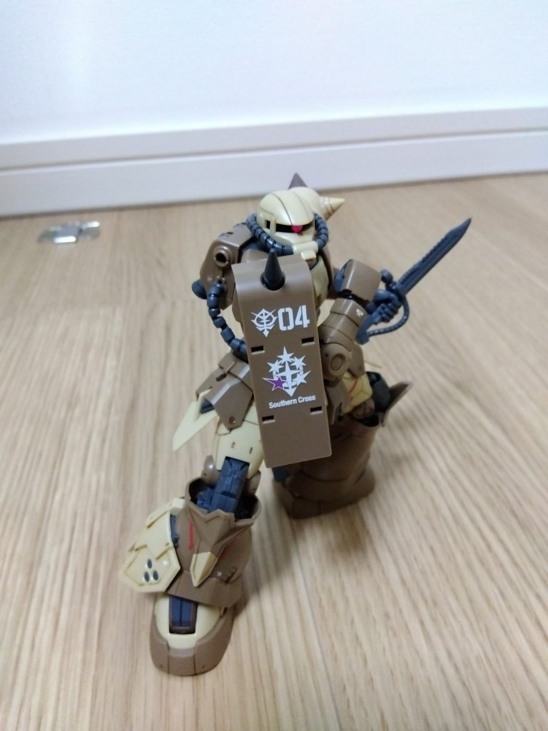 以前作ったエグバ機に続いて二機目の地上用高機動型。