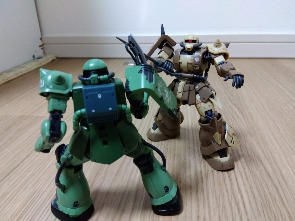 ドアン用ザクと。