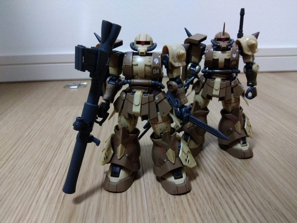 高機動型ザク 地上用 (セルマ機)–5枚目/制作者：@toyo06r