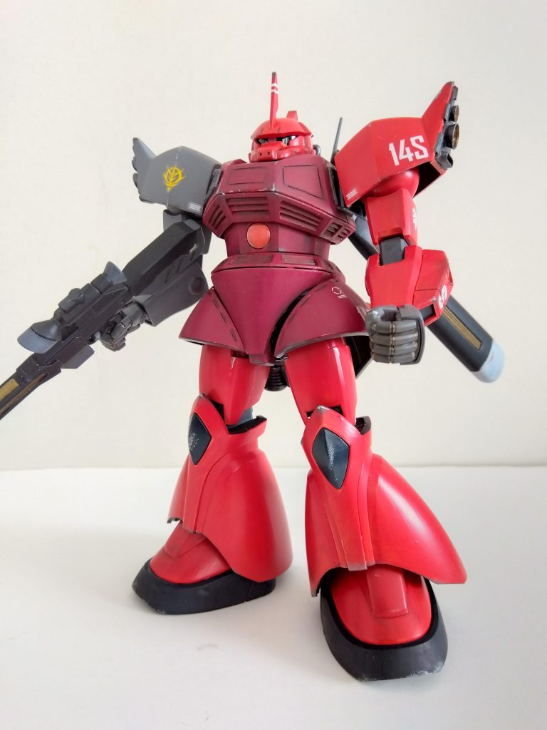 HGUCのシャア専用ゲルググを小改造しました。