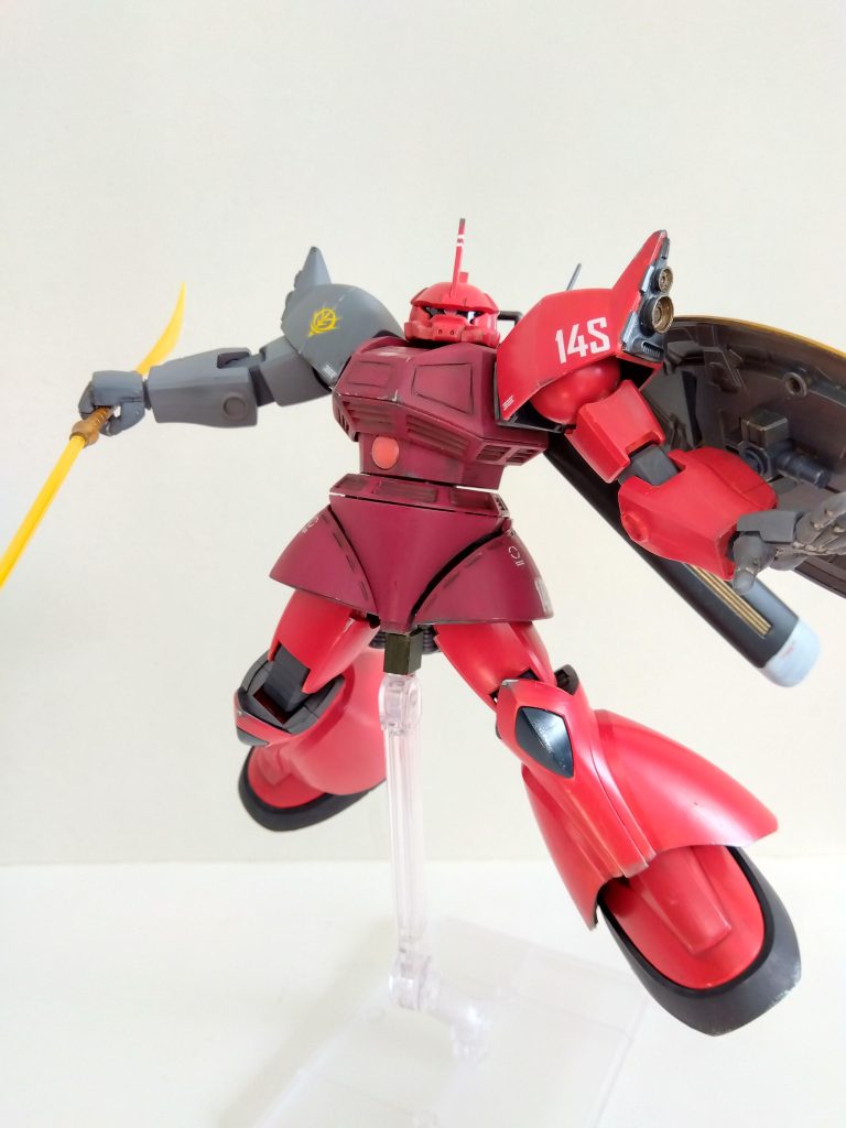 ビームナギナタのビーム部分はヤスリがけでビームっぽく。