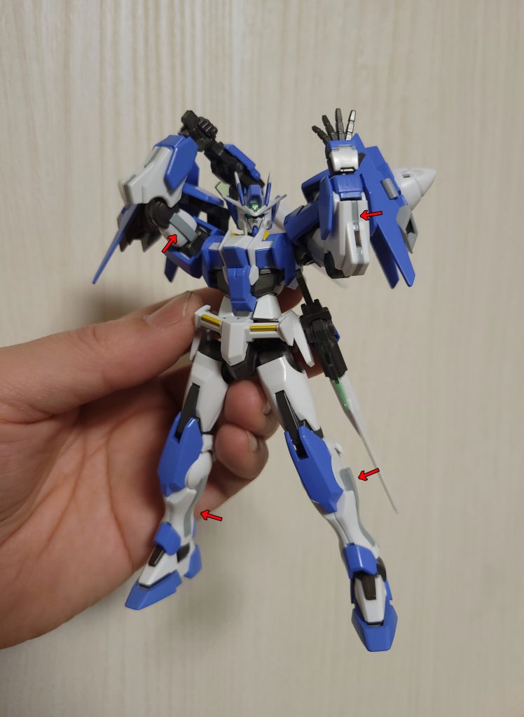 明灰白色で補ったところ。