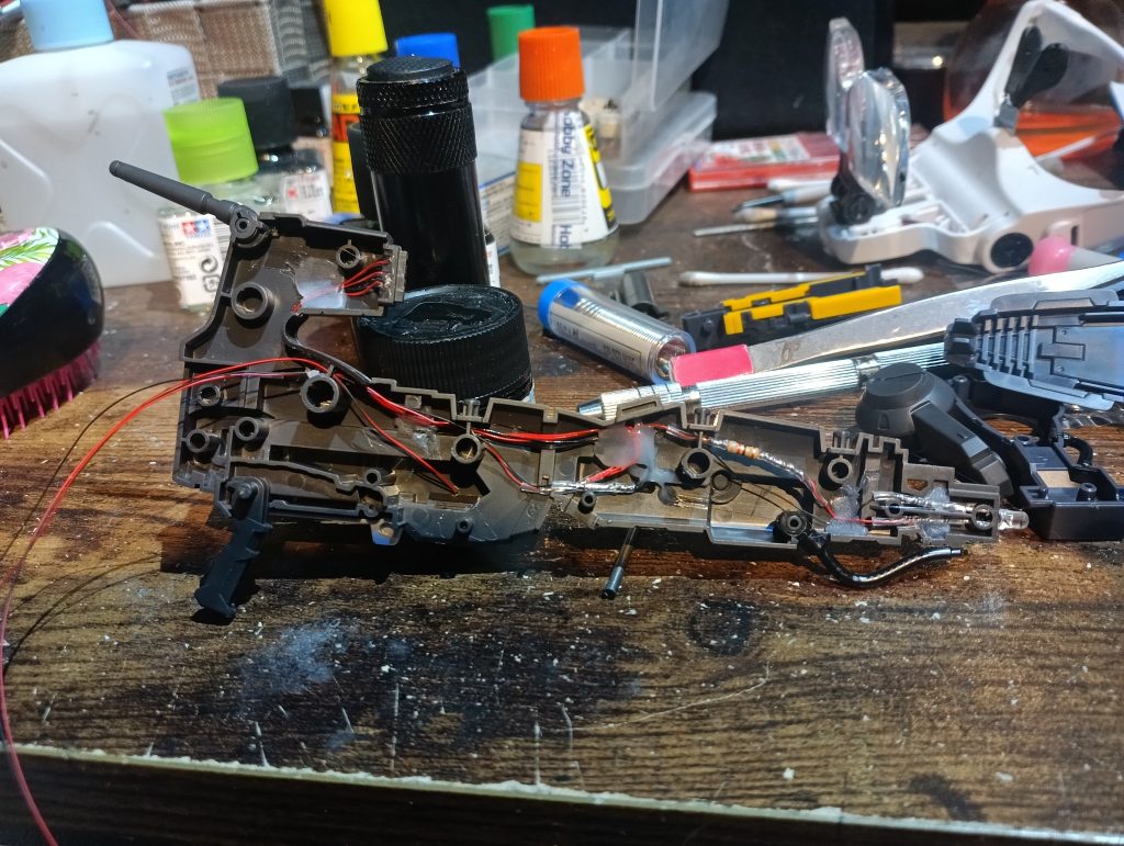 ハイパーメガキャノンの配線