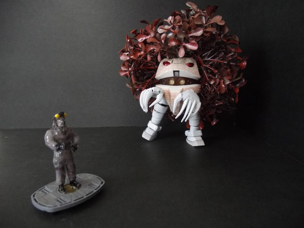 外星人シェルビー（既出）と。構想はシェルビーを作った頃からあったのですがゴッグが入手できませんでした。