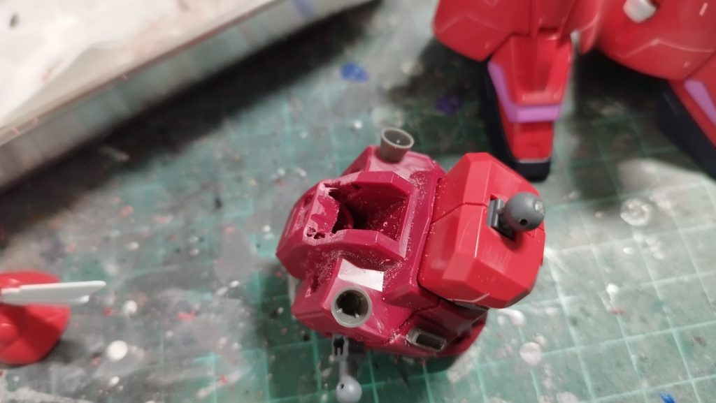 背中にはバーニア追加