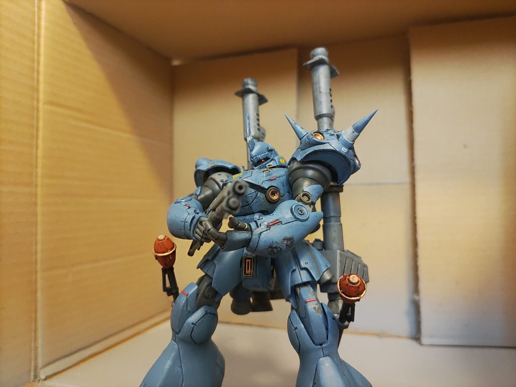 ウェザリングは程々にしました。タイミング的にスカーレット隊相手に無双してる時期。擦り傷程度で。