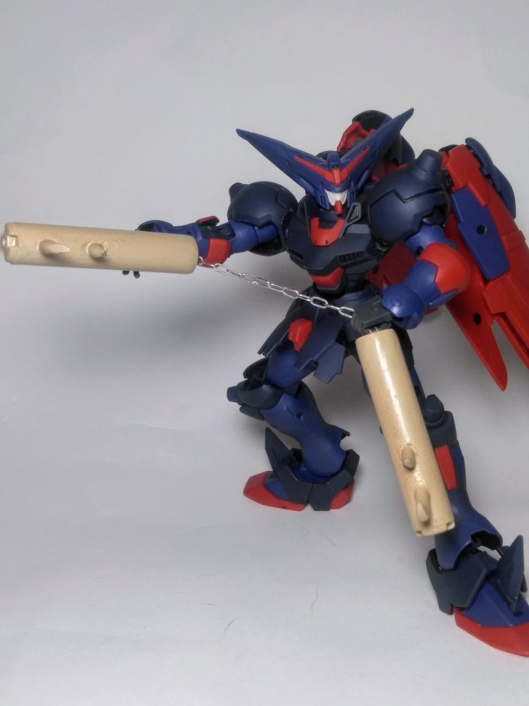 またかぁ⤵️⤵️ 😩💨と お思いでしょうが今回の蛇足作業 🐍👣はコチラ❗😋鹿角雙節棍(ルゥー ヂィアォ ヌンチャク)と相成ります 😘ハイ!ま~だ毒されておりますね 😏