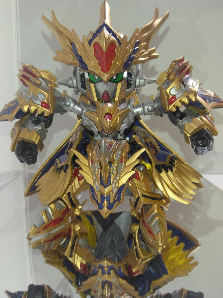 肩にポリキャップ追加して、両手持ちできるようにしました