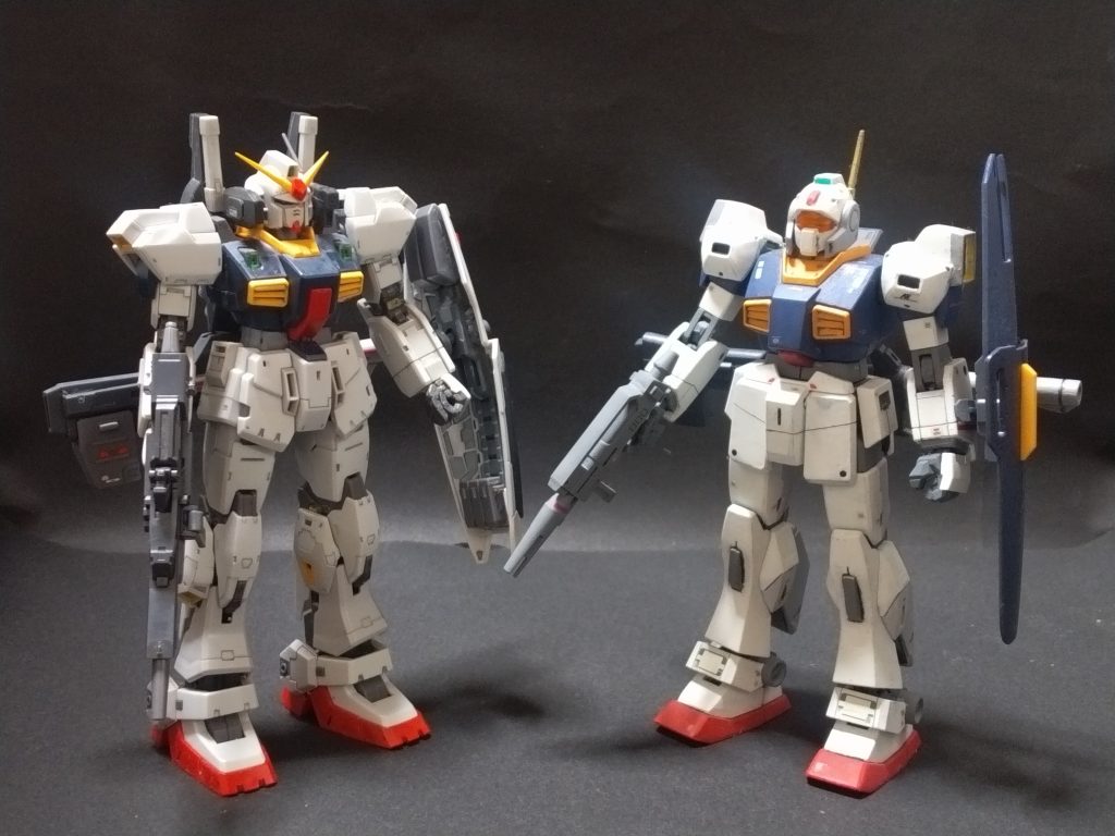 RGのｍｋⅡと並べて。最後まで見て頂きありがとうございました。