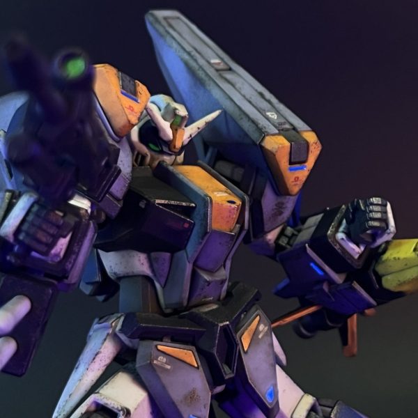 デュエルブリッツガンダム　簡単基本工作のみのウェザリング仕上げ