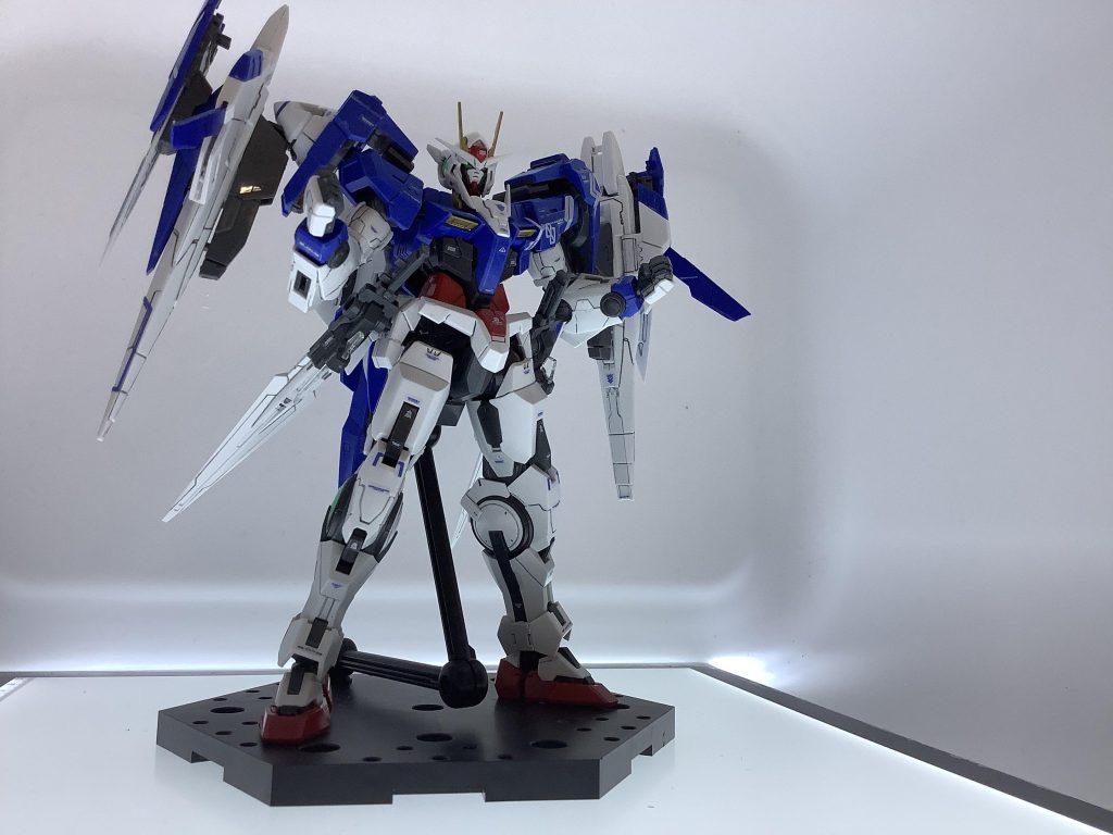 全て乗っかると自立が難しい。スタンドがないとなかなか…