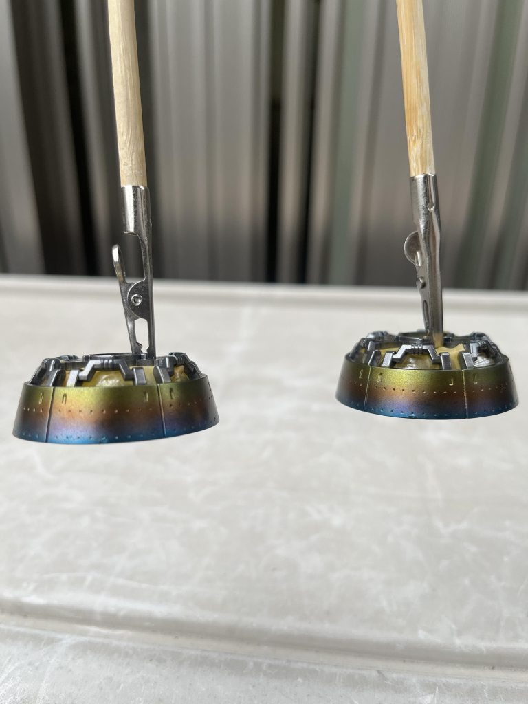 塗り直しました。各、色の割合？失敗…青もっと多くて良かったかも。