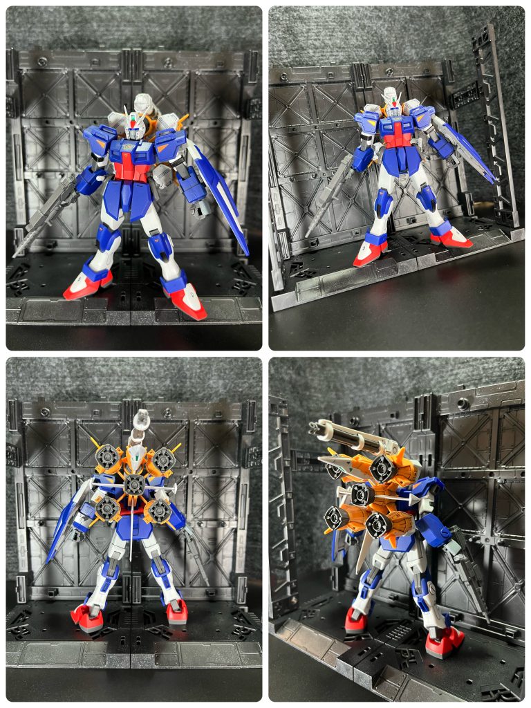 背部のガンバレルストライカーがカッコイイです♪