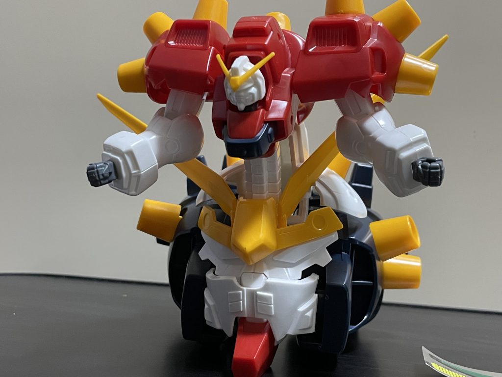 素組みでもそこそこカッコイイかもしれません。  ご観覧、どうもありがとうございました！