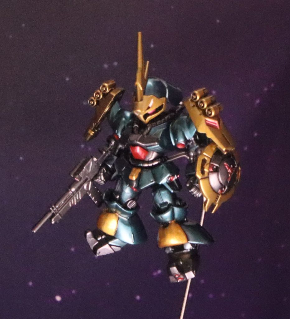 首、肩の縦、脚にはボールジョイントで接続しています。