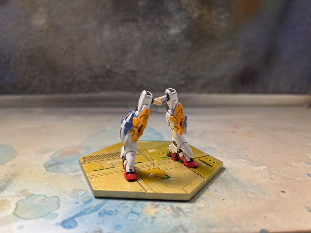 足底と台座の磁石の適合度をテストする