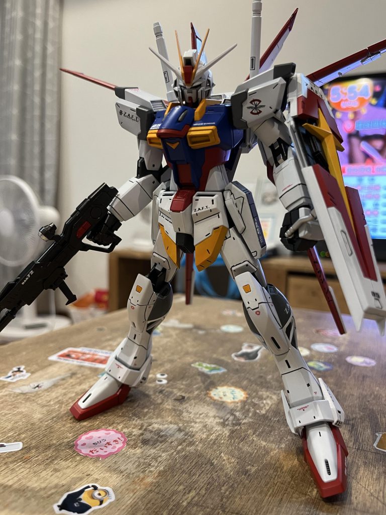 ブルー感が強めのインパルスを白い悪魔テイストで塗装しました