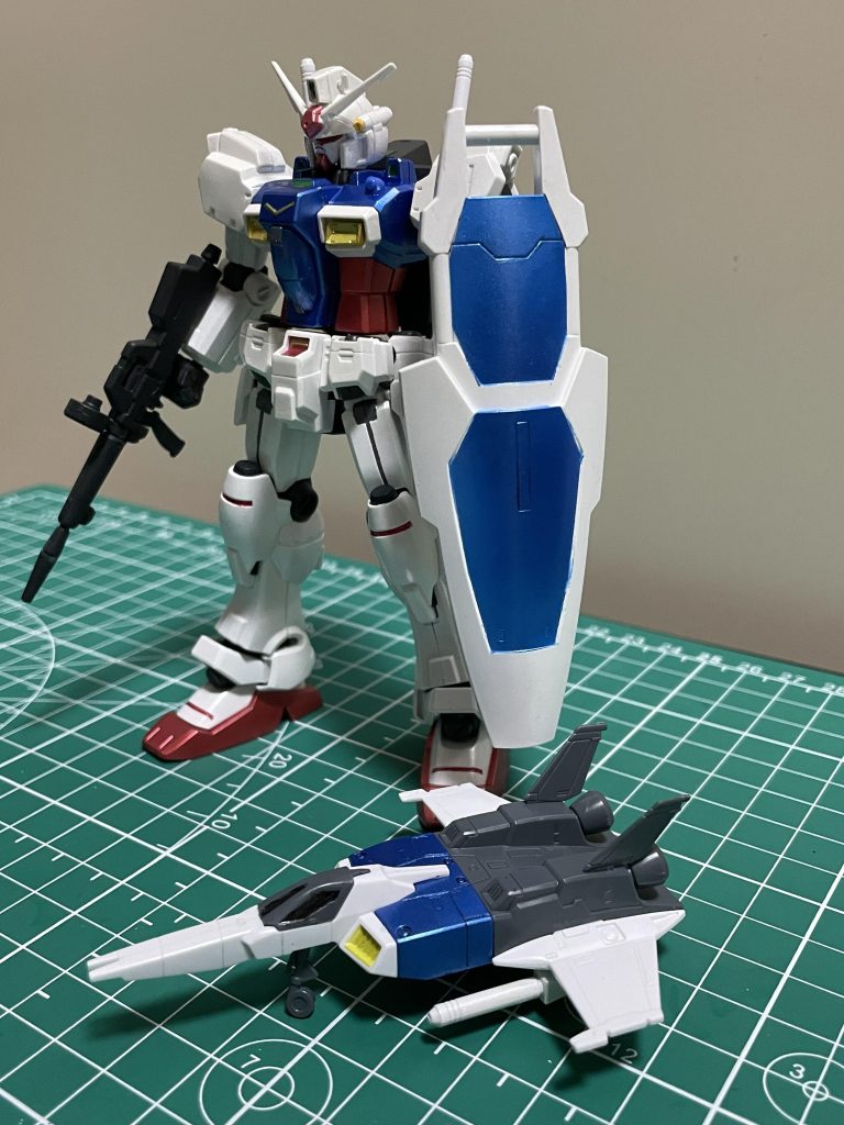 ガンダム本体とコアファイターと一緒に。  ご観覧どうもありがとうございました。