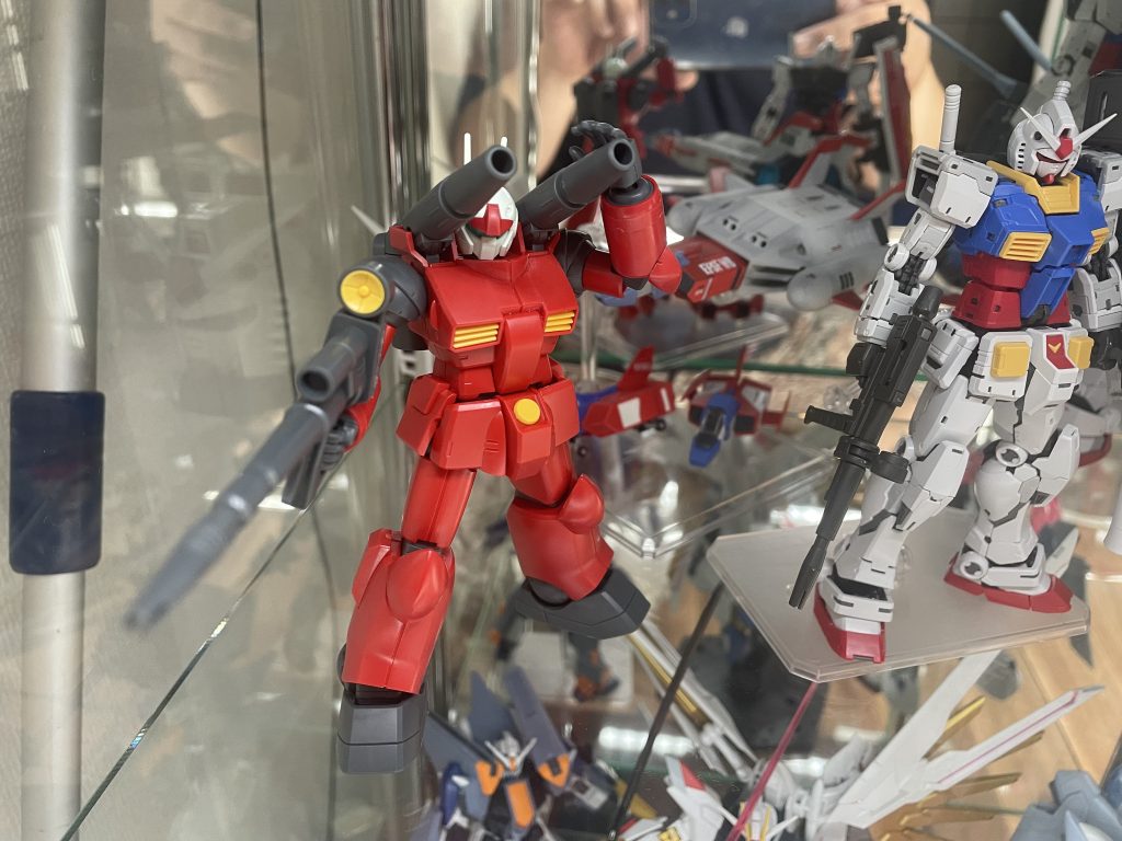 HGガンキャノンリバイブ素組みですが、ちゃんと塗装してあげよう。スタイルが好き