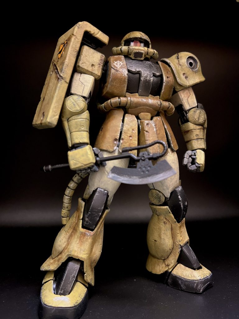 清水圭さんの作品に憧れて、水性ホビーカラーの筆塗りを練習中です…が、難しい〜（泣　これからも精進します！ 