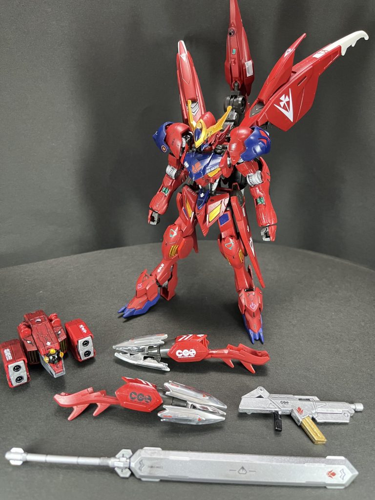 ということでアメイジングバルバトスをライド仕様にしてみました!機体色をベースレッドで塗り直し→より深い赤にして肩もルプスに変更など本家仕様に。本編終了後も戦う姿勢を見せていたのは印象的だったのでそんなライドが受け継いだバルバトスをイメージして作成。マクギリスがもうちょい賢いと思ってた時期が私にもありました…w鉄血のオルフェンズ復讐のライドを是非やってほしい🥺笑注 アプリ版をやってないのでもし解釈違いがありましたら御容赦下さい!←もしくはやんわり教えてくれると嬉しいです。